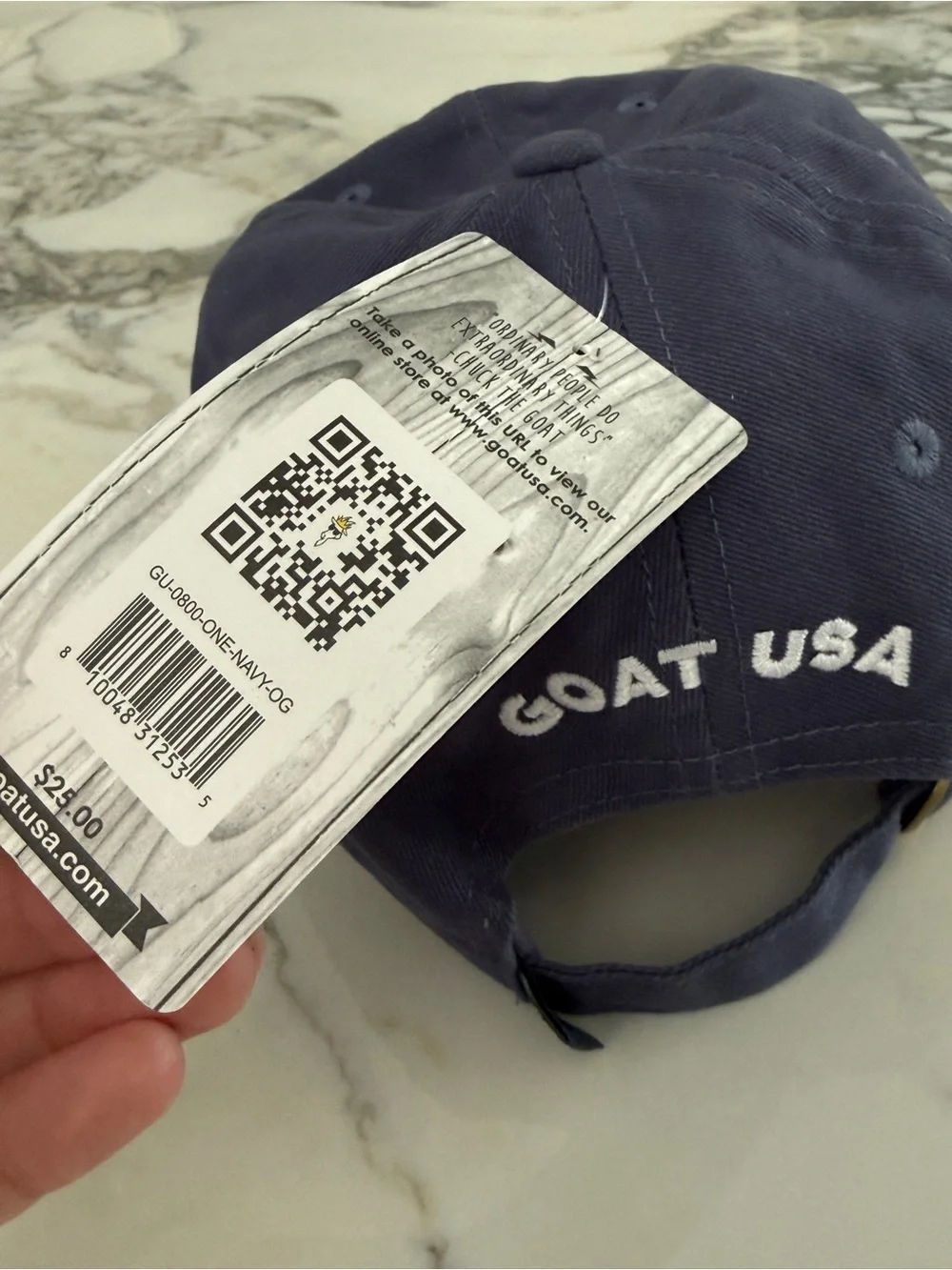 Kids Navy Cap with Crowned Character Patch